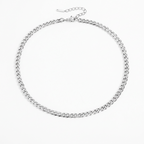 Silver 6mm Curb Chain Necklace