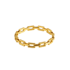 Ceyrah gold Bold Link Chain Bracelet on light background