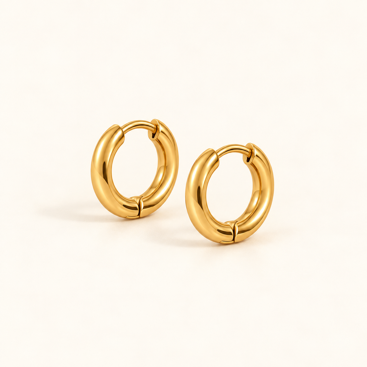 Waterproof Classic Huggie Hoop Earrings