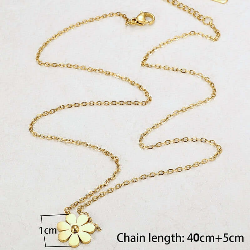 Dainty Floral Chain for Women size