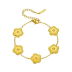Five Leaf Clover Bracelet -  jewellery by Ceyrah