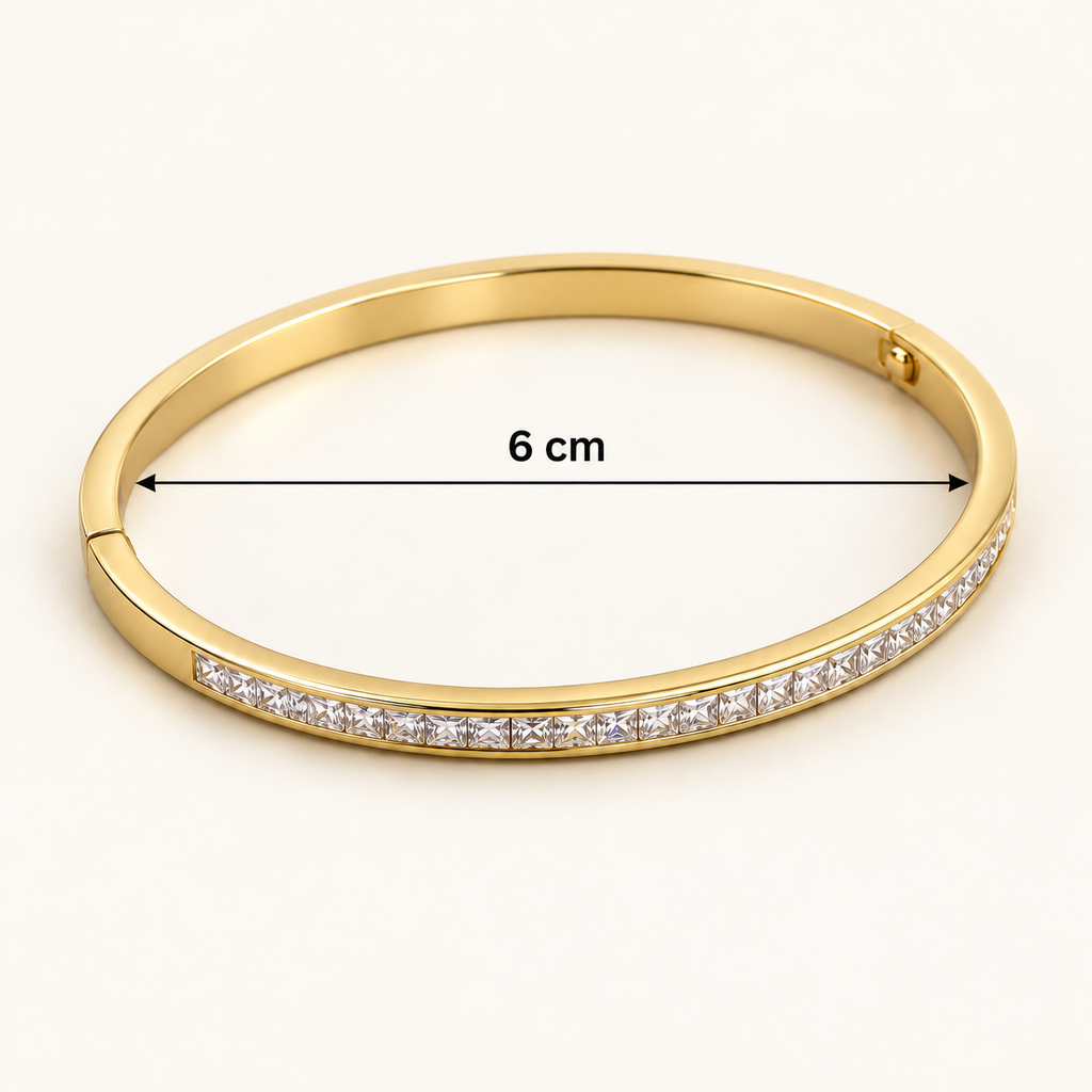 Crystal Pavé Bangle Bracelet