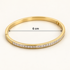 Crystal Pavé Bangle Bracelet