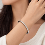 Crystal Pavé Bangle Bracelet