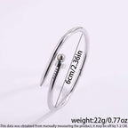 Bread Nail Bangle Bracelet displayed, showcasing its sleek design and durable stainless steel craftsmanship.