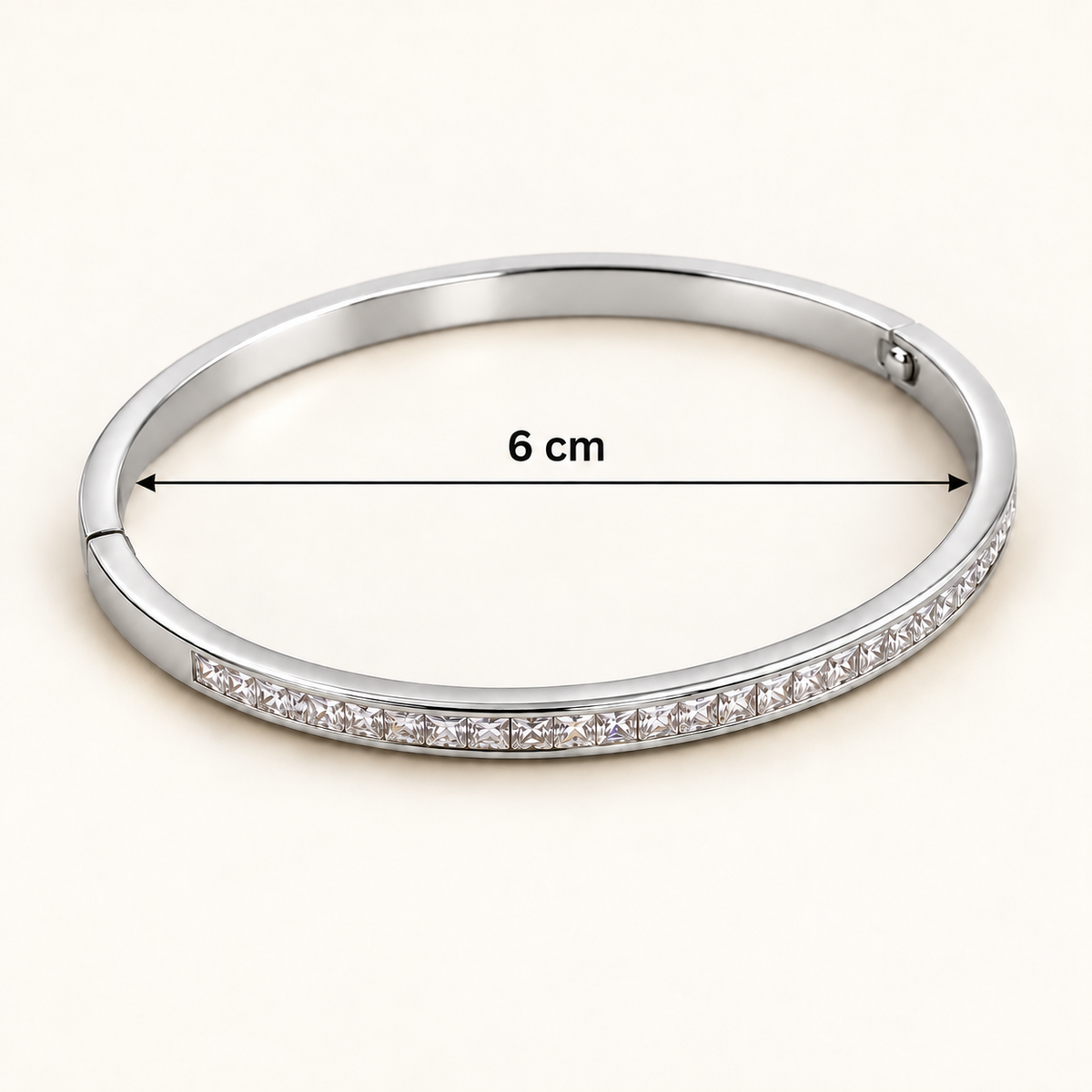 Crystal Pavé Bangle Bracelet