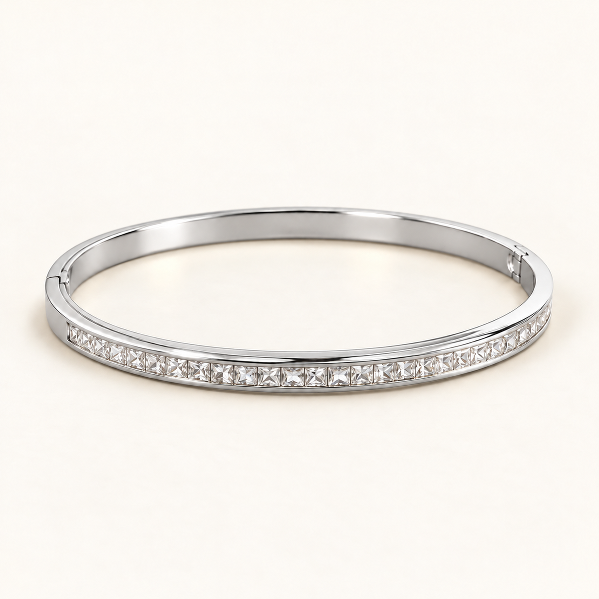 Crystal Pavé Bangle Bracelet
