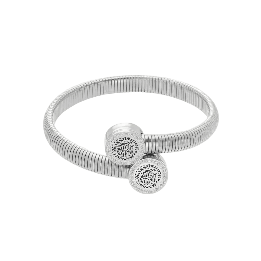 Ceyrah Silver Tree of Life Bracelet on a light background