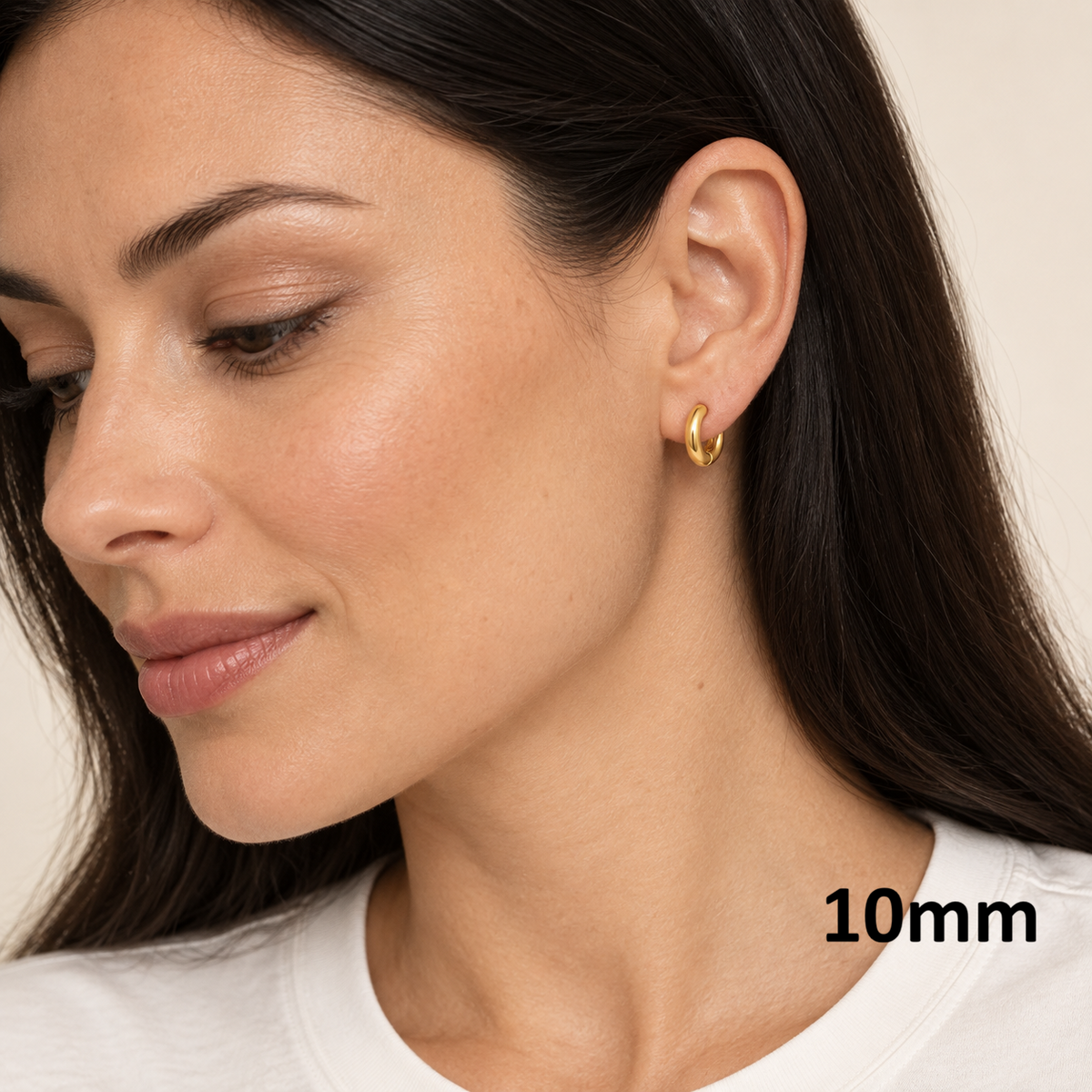 Waterproof Classic Huggie Hoop Earrings