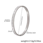 Ceyrah silver Zirconia Embedded Star Bangle Bracelet, 5.9cm diameter, 0.5cm width, 17g weight