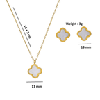 Clover Jewellery Gift Set with measurements